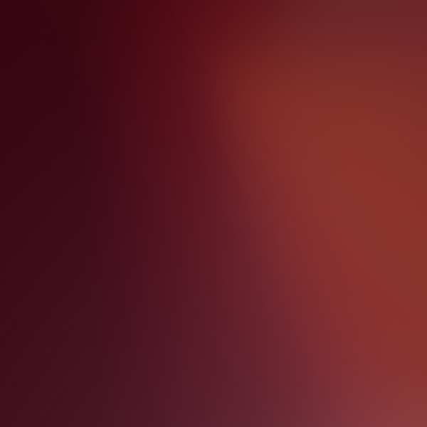 Red gradient background transitioning from dark to light from left to right.